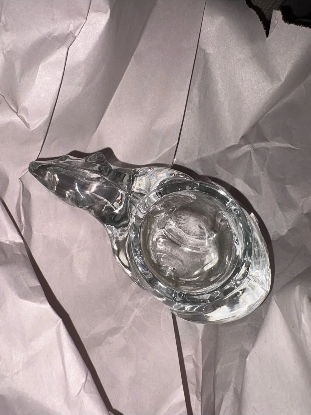 Vtg Indiana Glass Accents | Indiana Glass Co. Polar Bear Candle Tea Light Holder